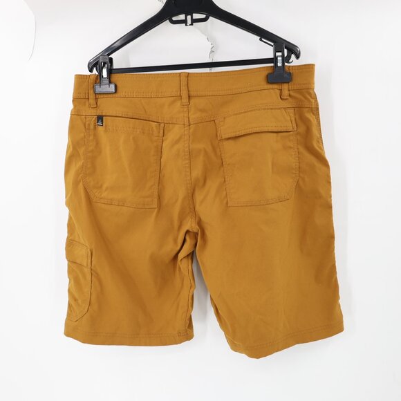 prana Shorts Mens 34 10" Stretch Zion belted vented outdoor hiking Nylon Blend - Picture 3 of 10